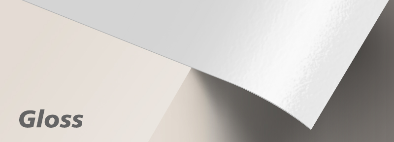 Surface of Gloss Coated Paper