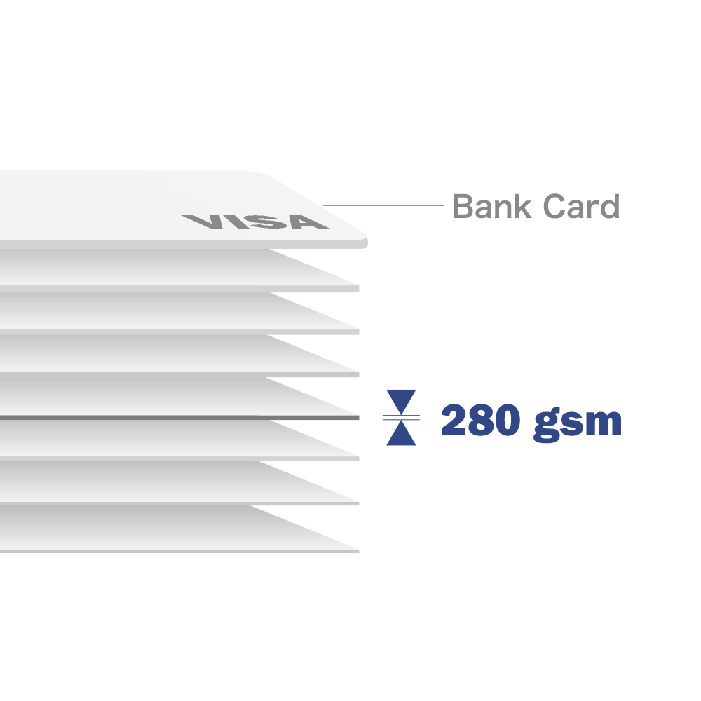 Thickness of 280 gsm Cardstock Paper - 0.36 mm