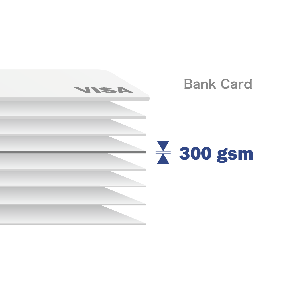 Thickness of 300 gsm Cardstock Paper - 0.4 mm